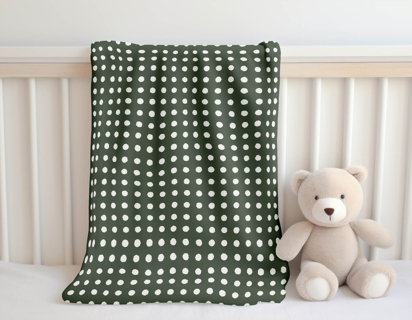 Dot Locked Velveteen Fleece Blanket