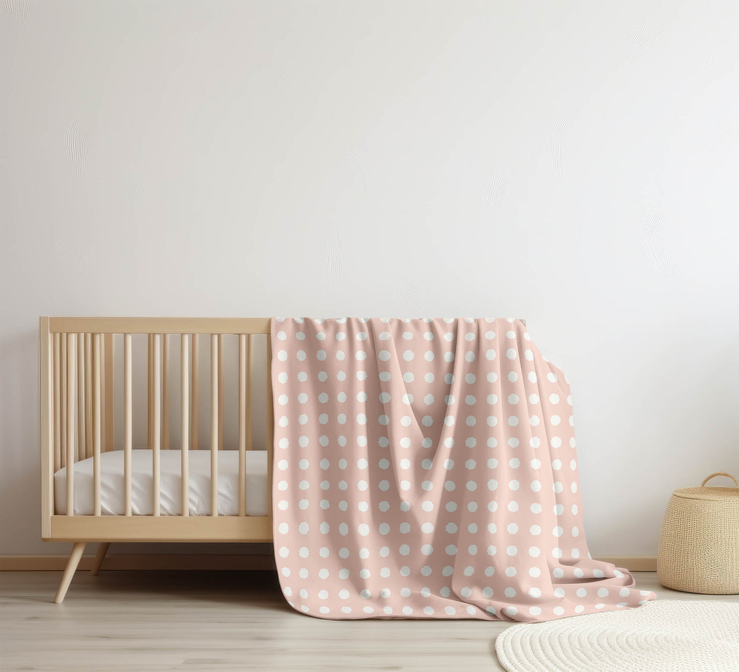 Dot Locked Velveteen Fleece Blanket