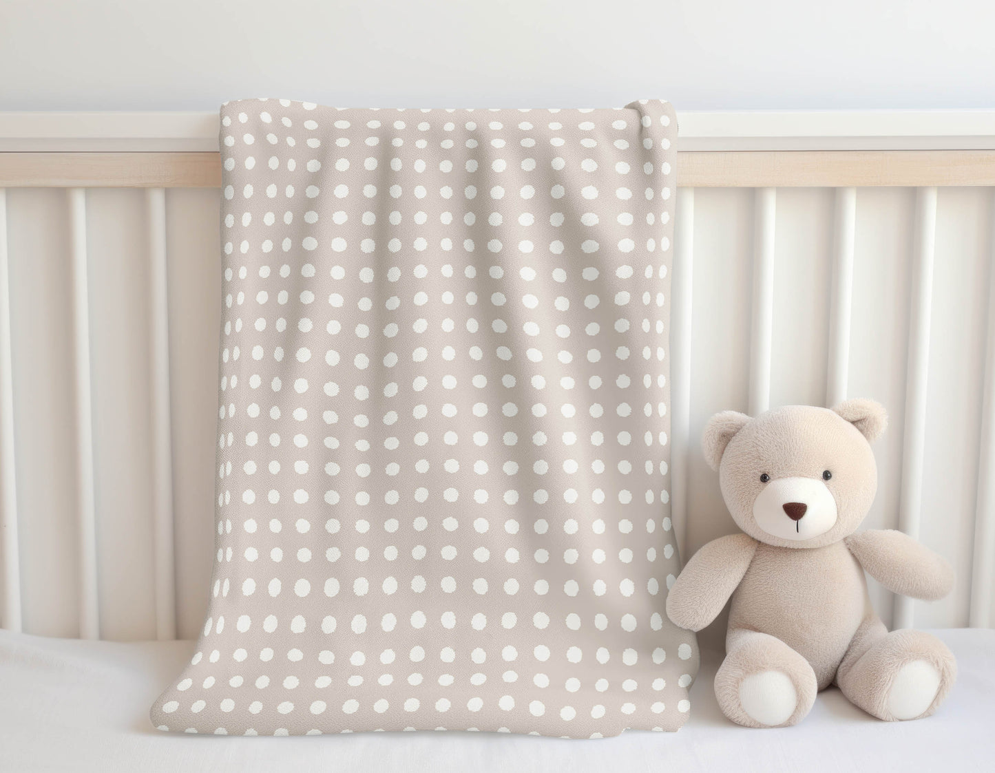 Dot Locked Velveteen Fleece Blanket