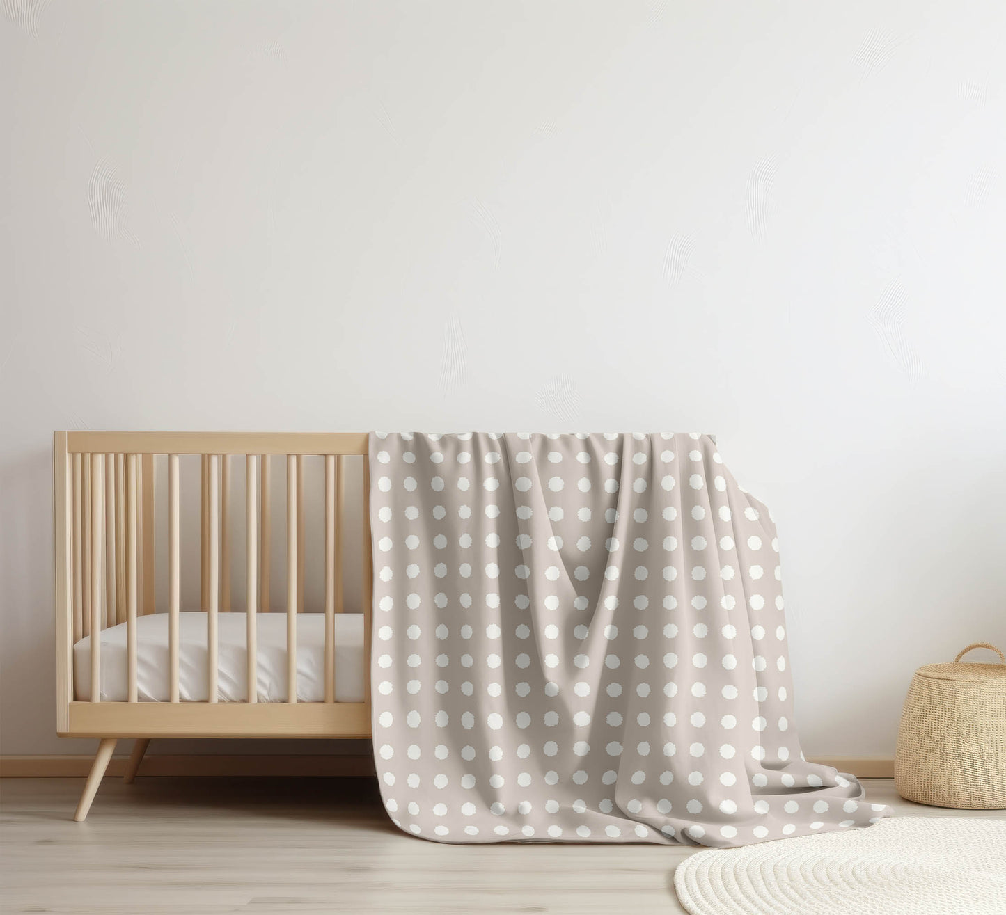 Dot Locked Velveteen Fleece Blanket