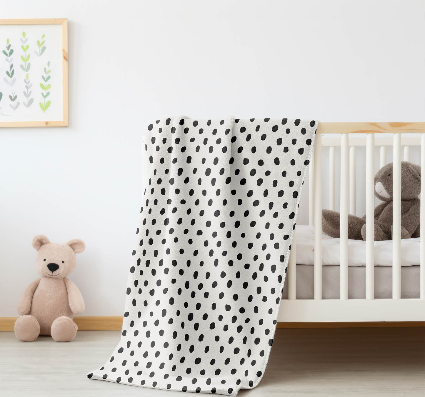 Dot Lyfe Velveteen Fleece Blanket