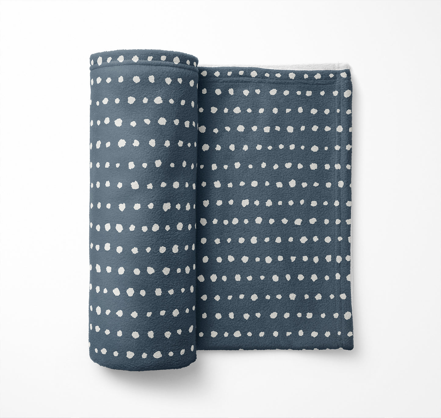 Dot Row Velveteen Fleece Blanket