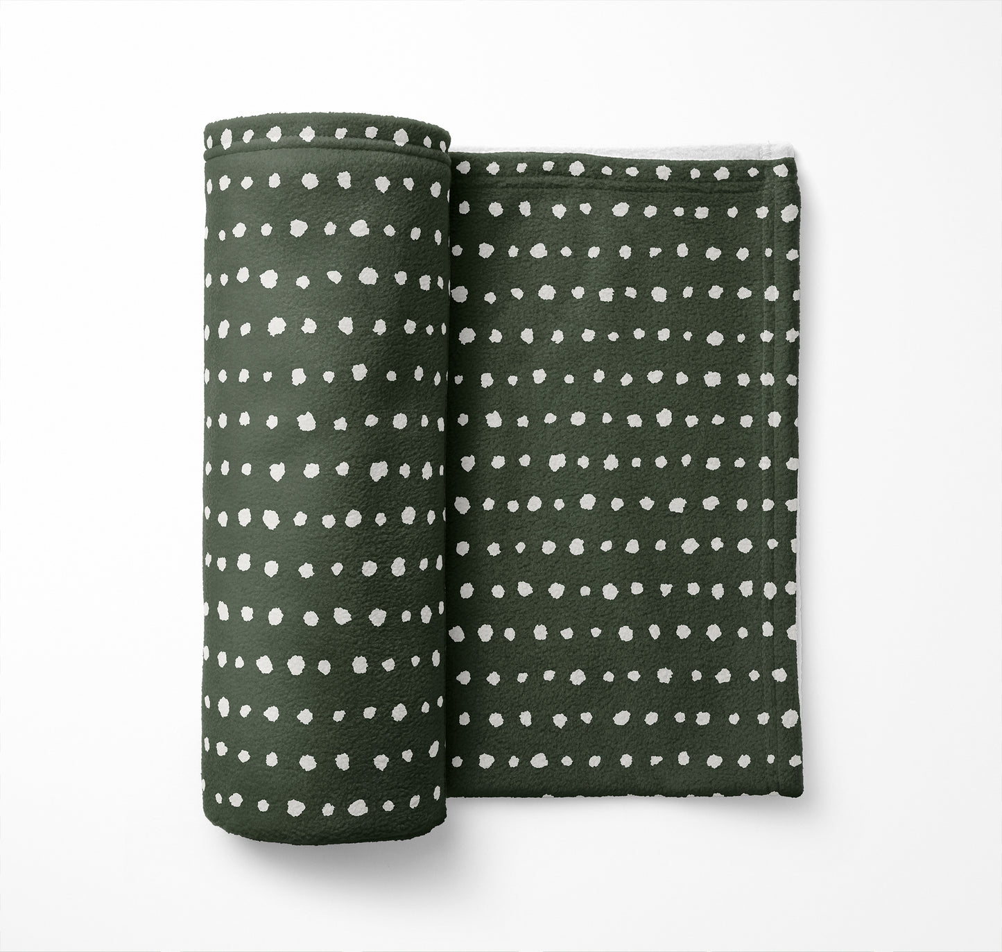 Dot Row Velveteen Fleece Blanket