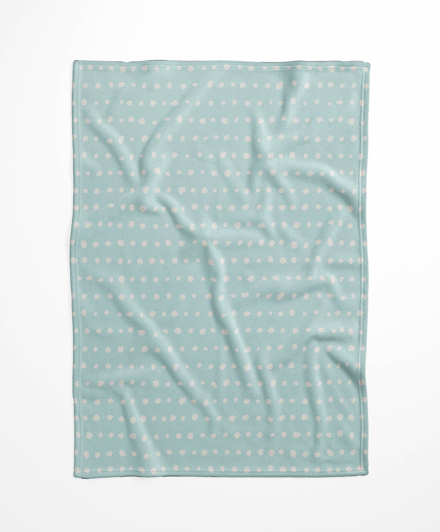 Dot Row Velveteen Fleece Blanket