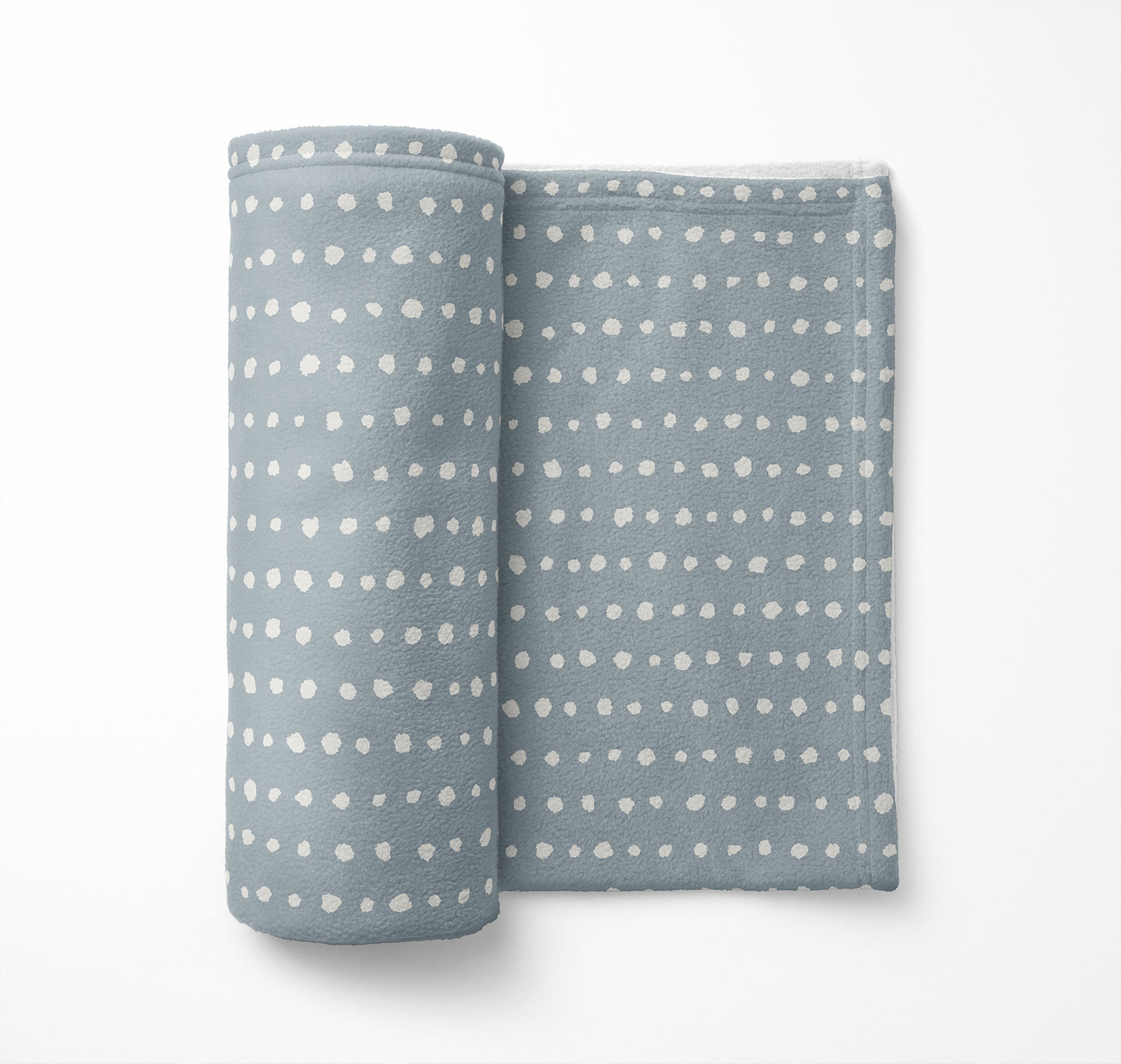 Dot Row Velveteen Fleece Blanket
