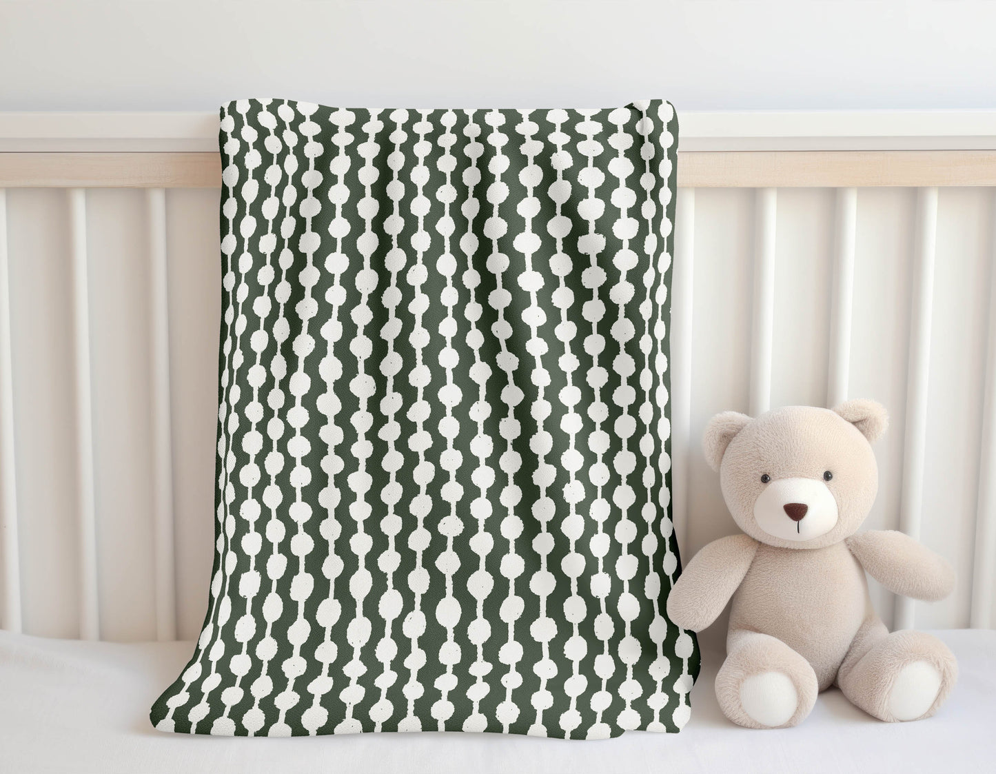 Dot Tied Velveteen Fleece Blanket