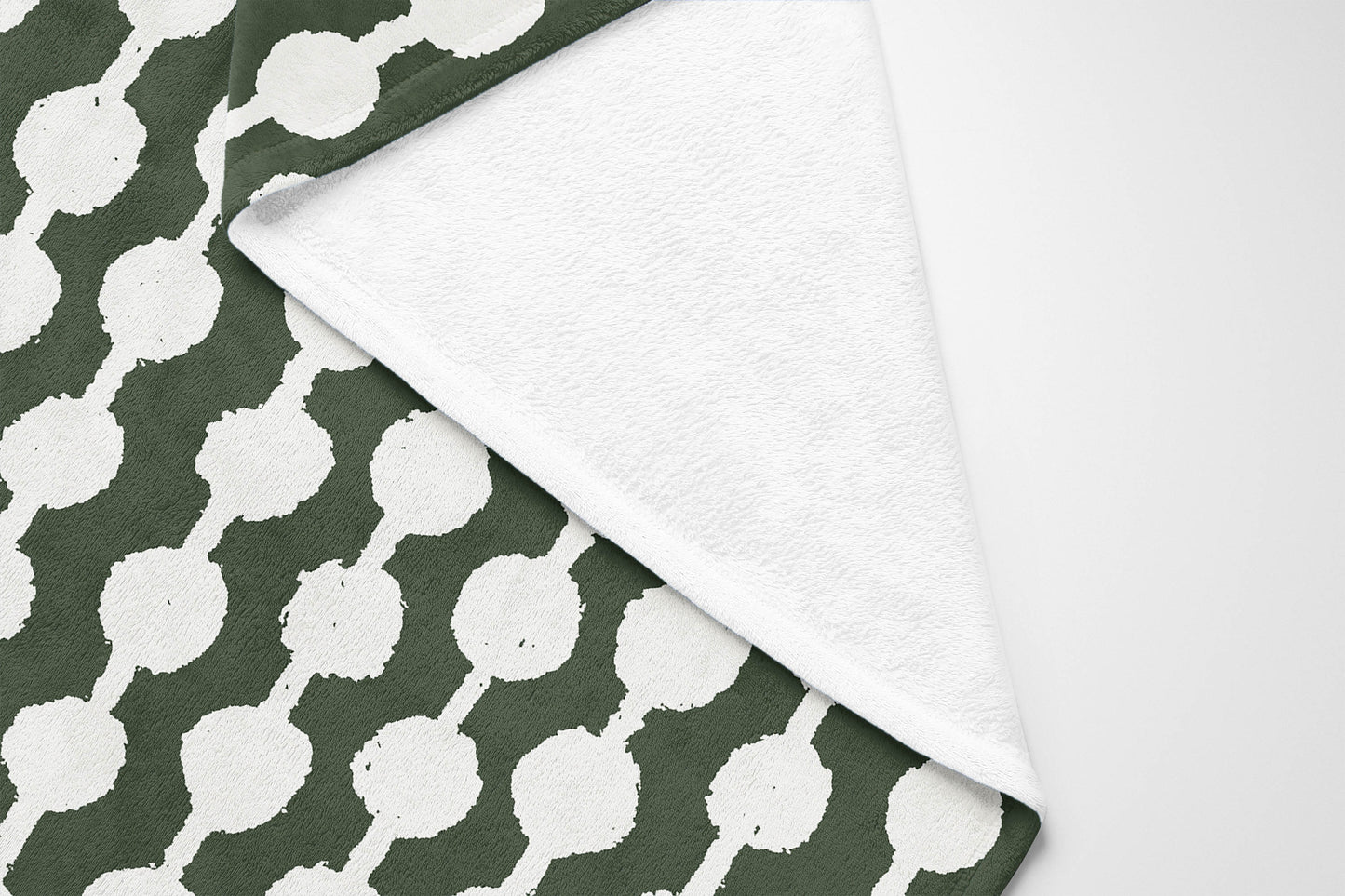 Dot Tied Velveteen Fleece Blanket