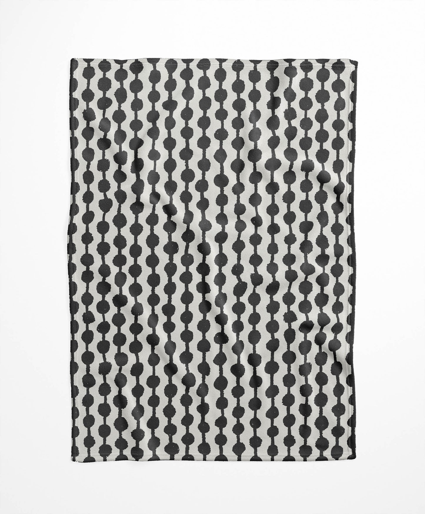 Dot Tied Velveteen Fleece Blanket