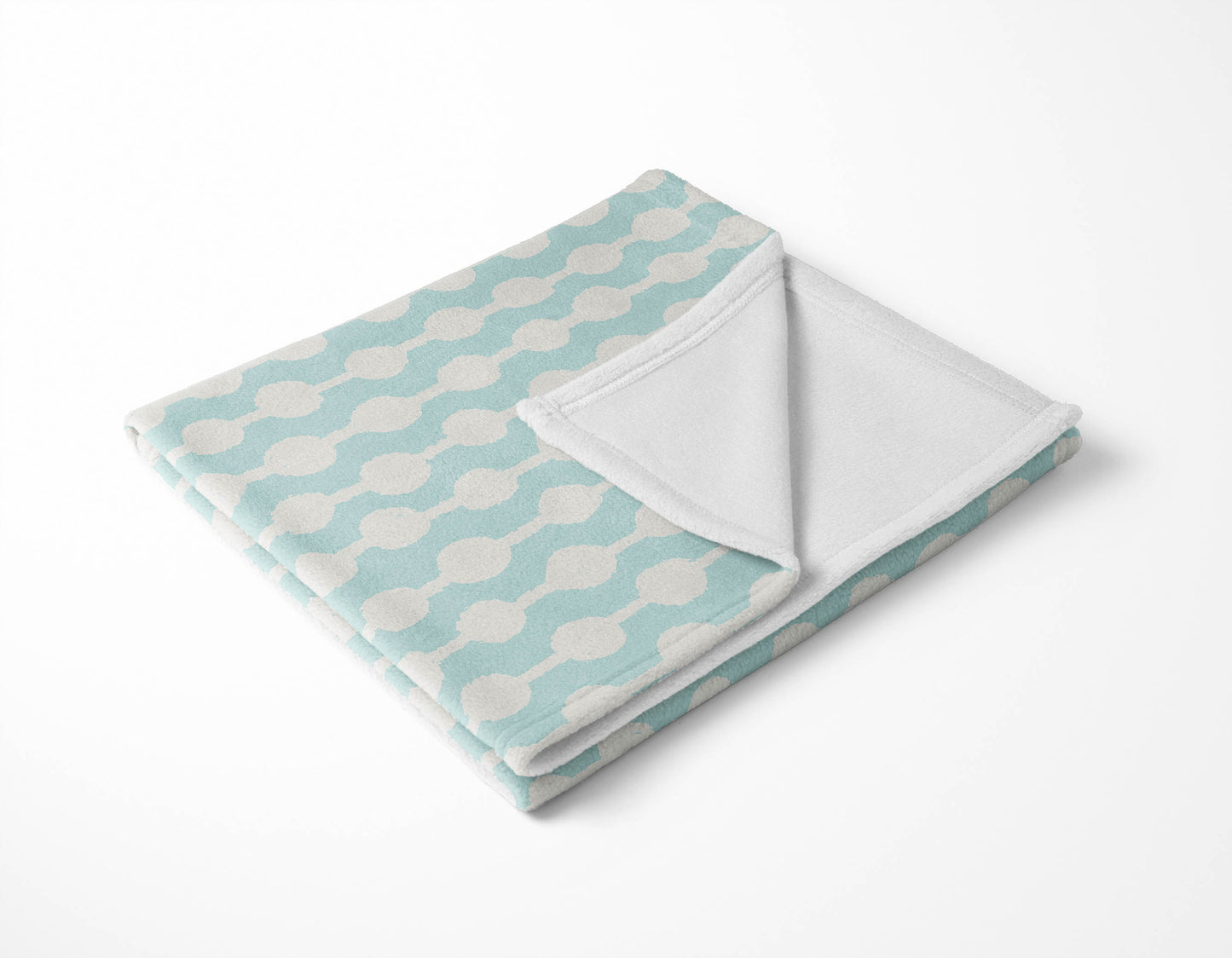 Dot Tied Velveteen Fleece Blanket