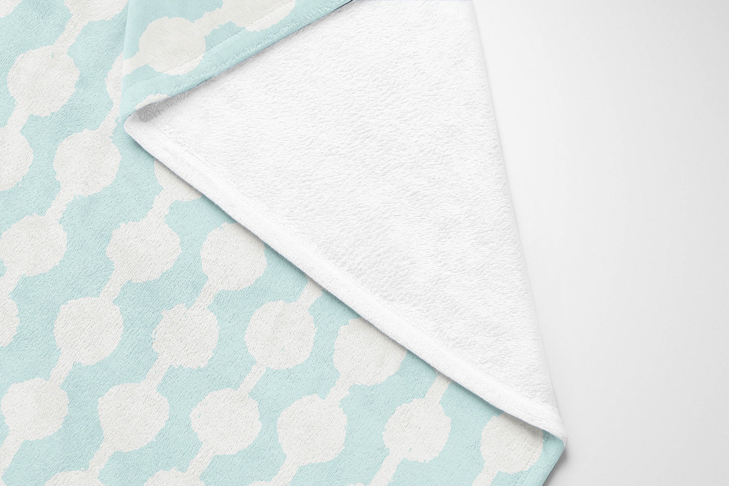 Dot Tied Velveteen Fleece Blanket