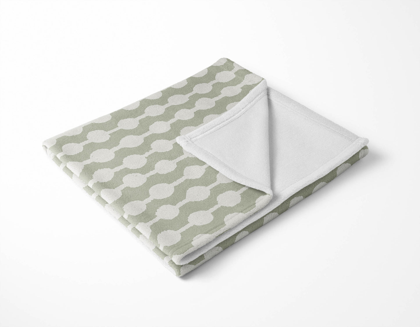 Dot Tied Velveteen Fleece Blanket