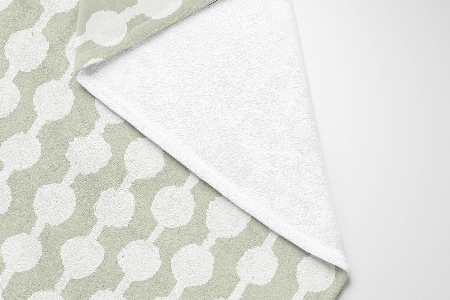 Dot Tied Velveteen Fleece Blanket