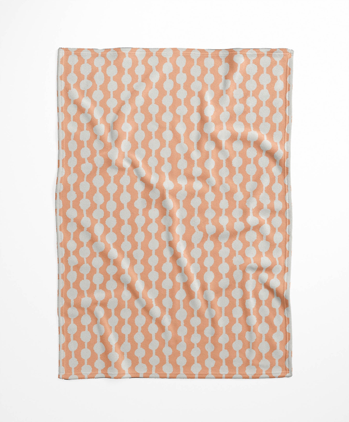 Dot Tied Velveteen Fleece Blanket