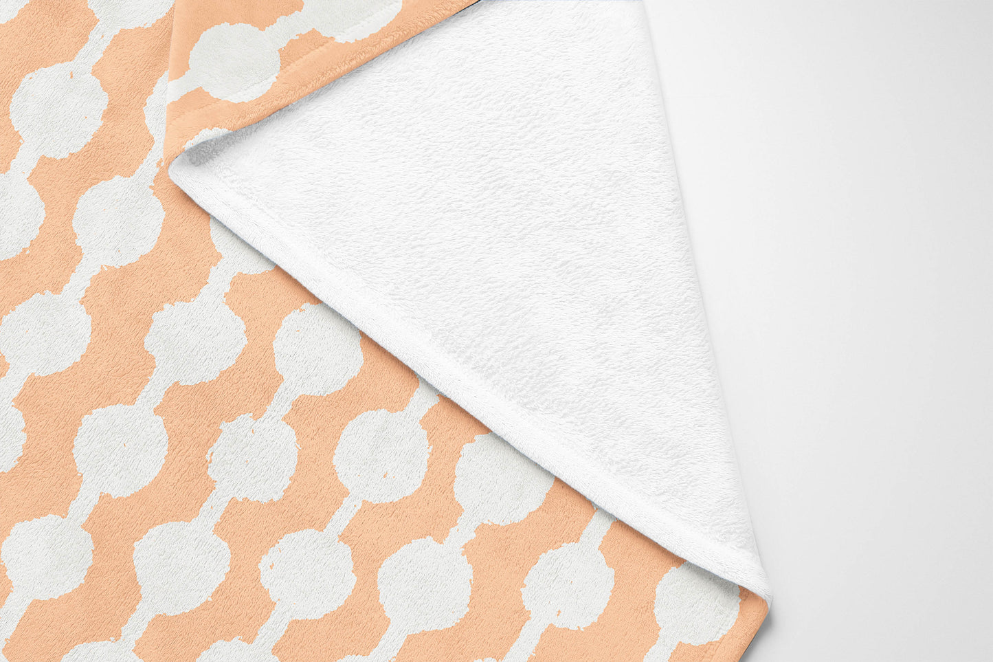 Dot Tied Velveteen Fleece Blanket