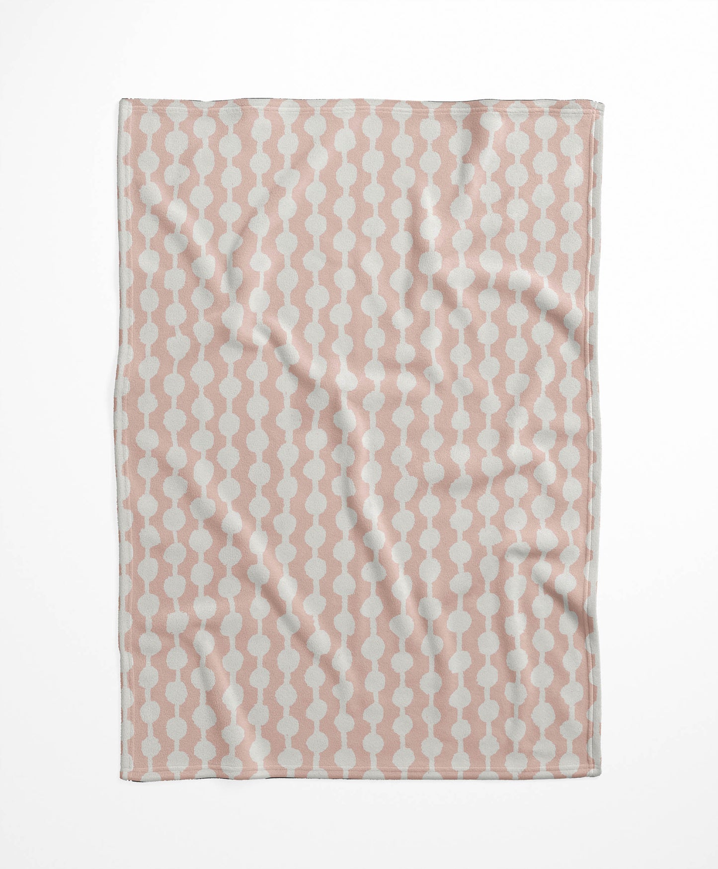 Dot Tied Velveteen Fleece Blanket