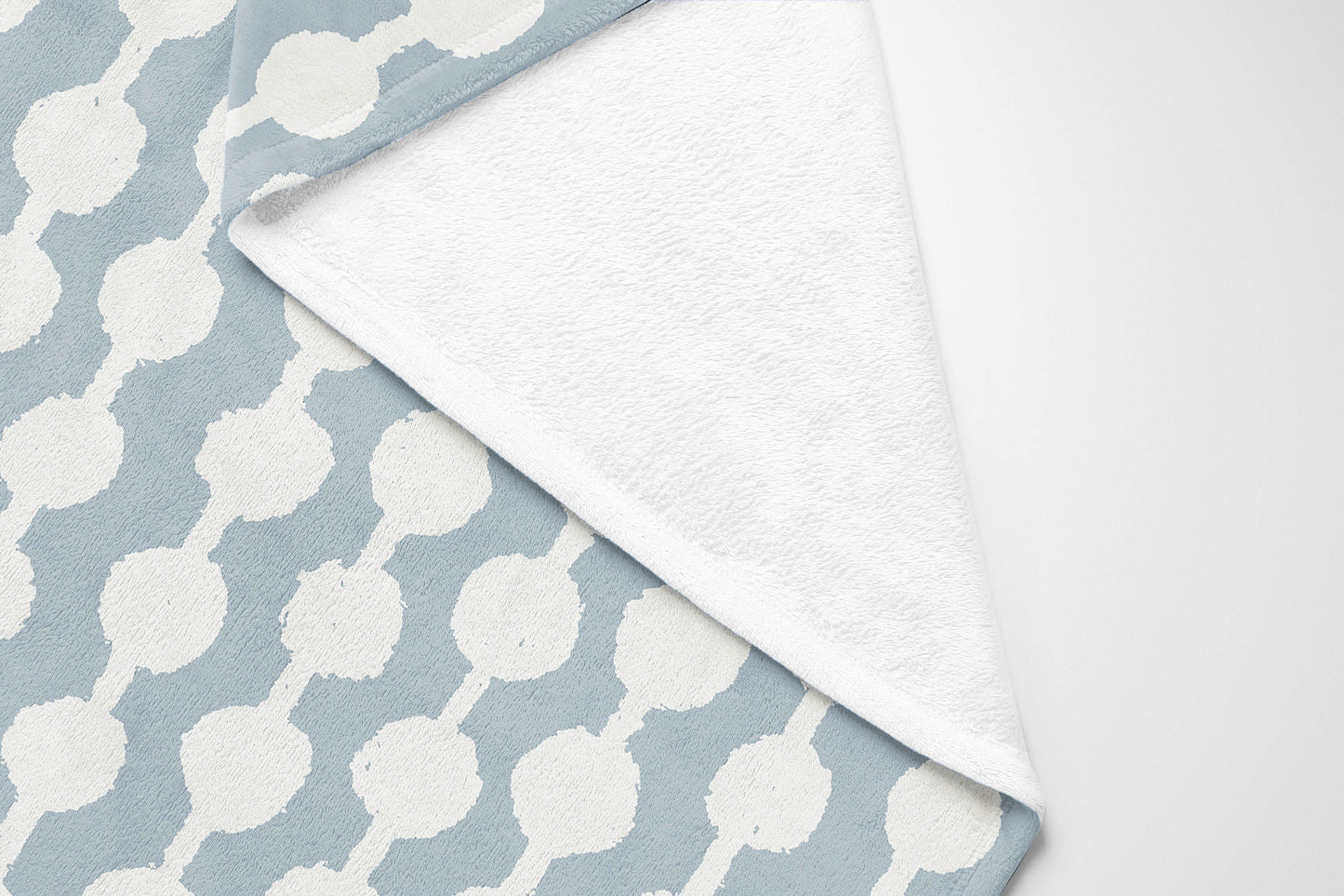 Dot Tied Velveteen Fleece Blanket