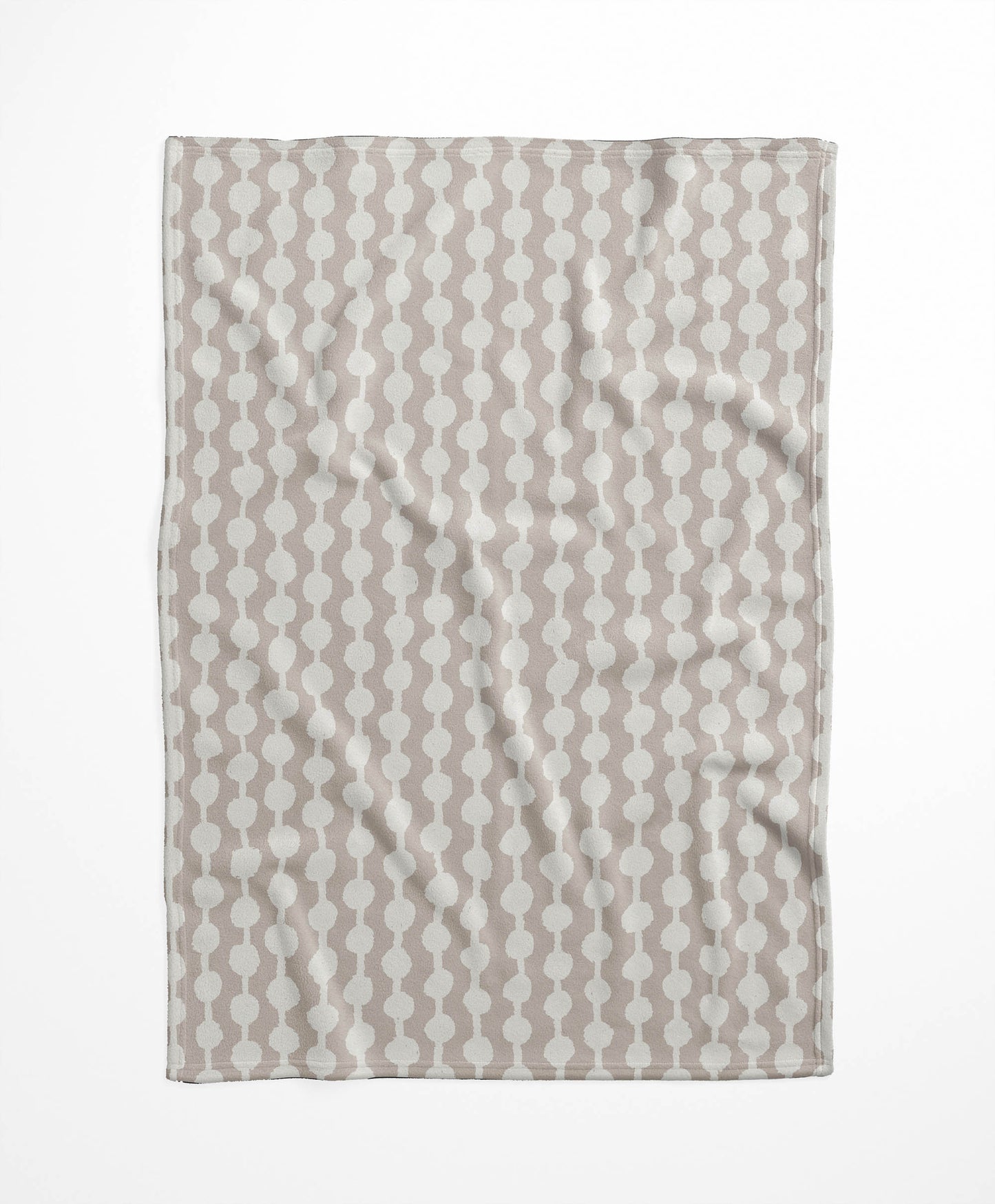 Dot Tied Velveteen Fleece Blanket