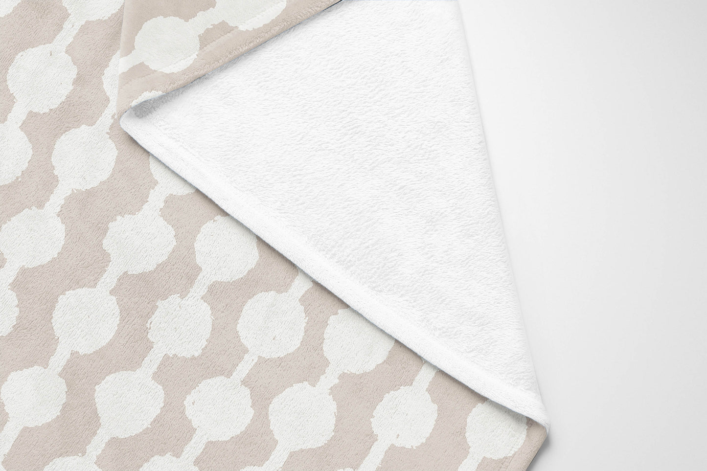 Dot Tied Velveteen Fleece Blanket