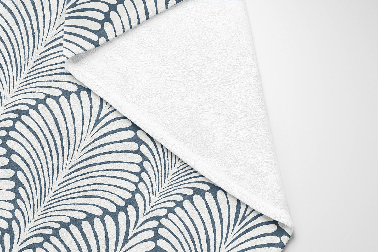 Elegant Palms Velveteen Fleece Blanket