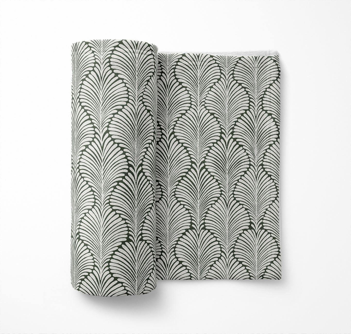 Elegant Palms Velveteen Fleece Blanket