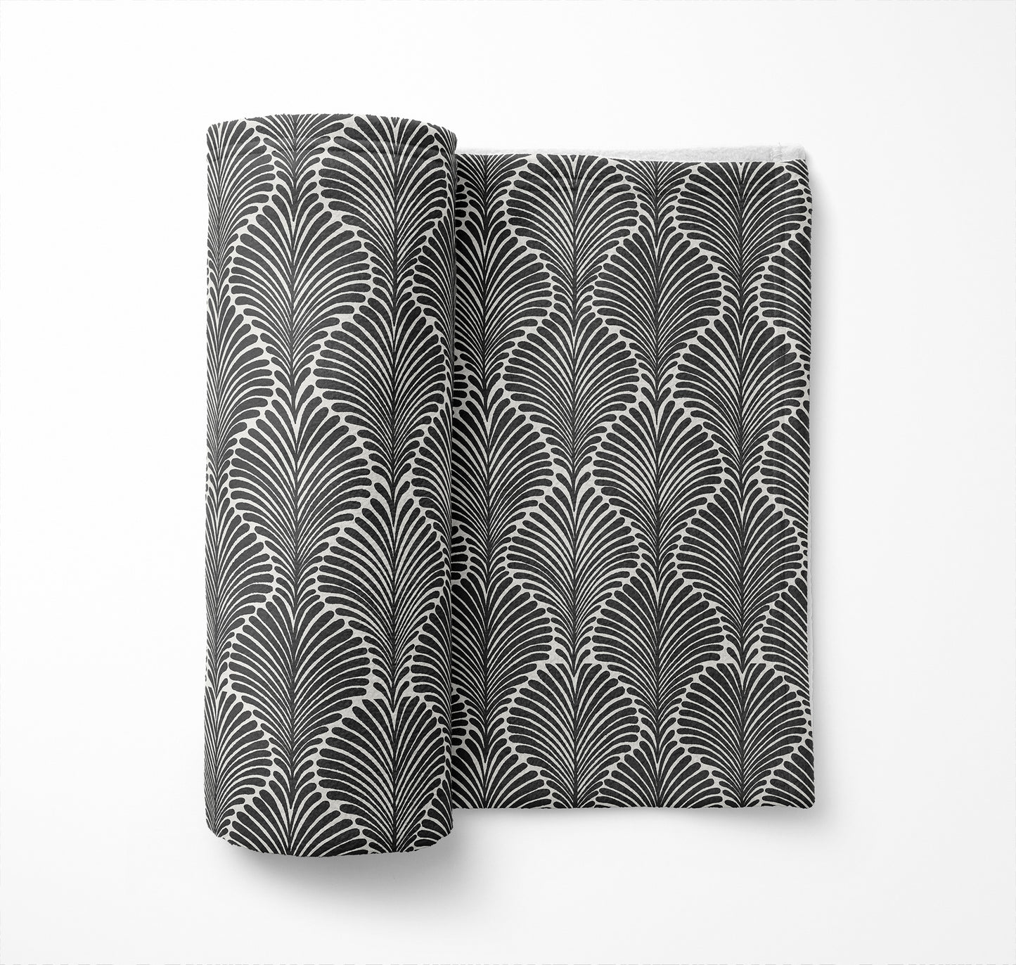 Elegant Palms Velveteen Fleece Blanket
