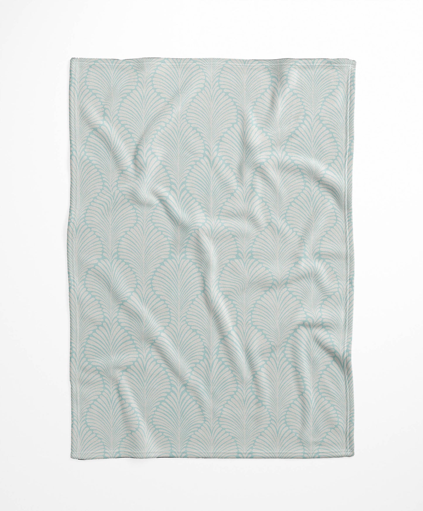 Elegant Palms Velveteen Fleece Blanket