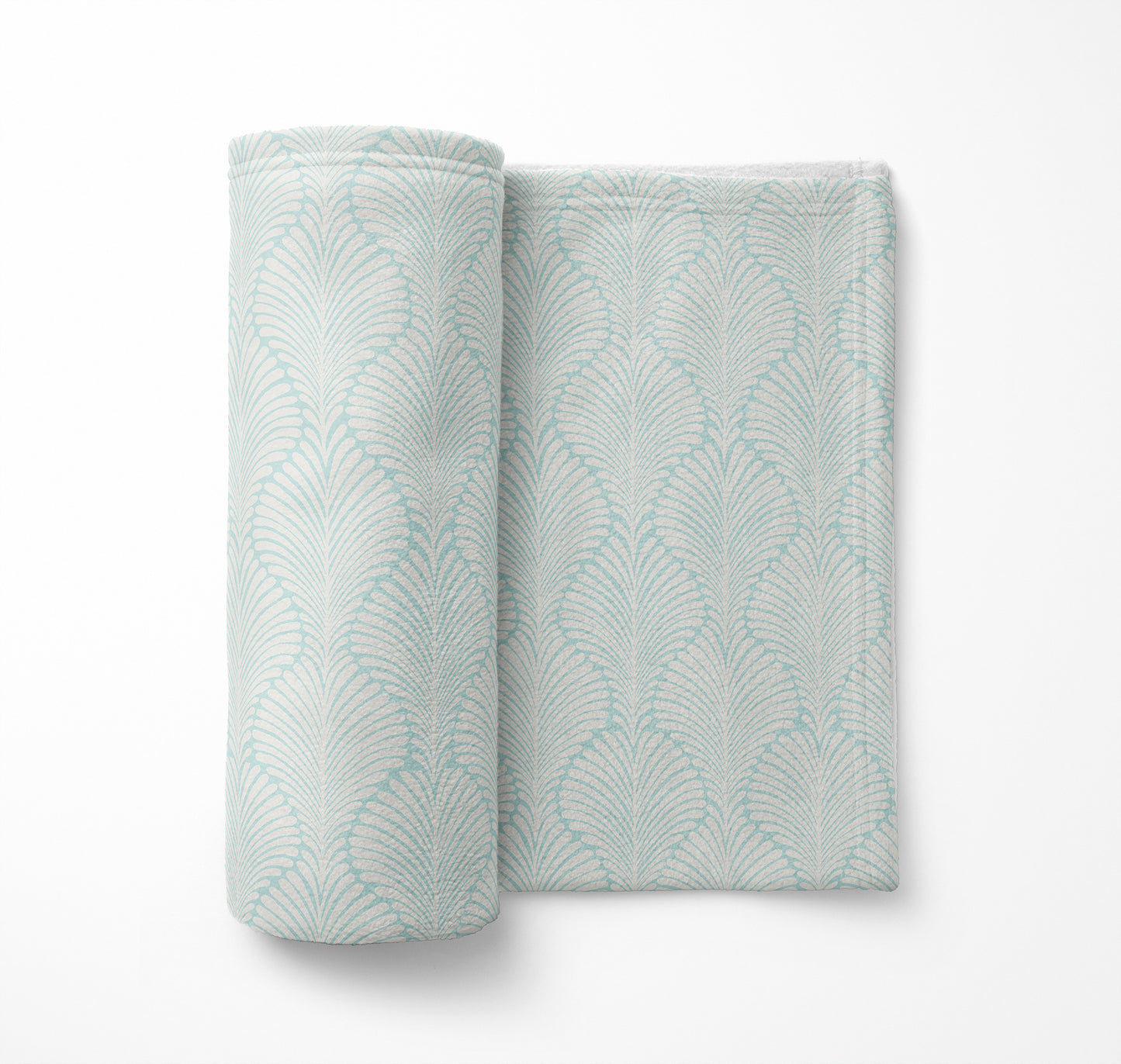 Elegant Palms Velveteen Fleece Blanket