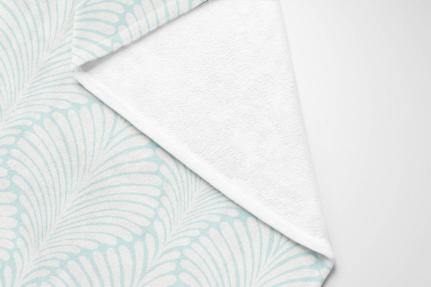 Elegant Palms Velveteen Fleece Blanket