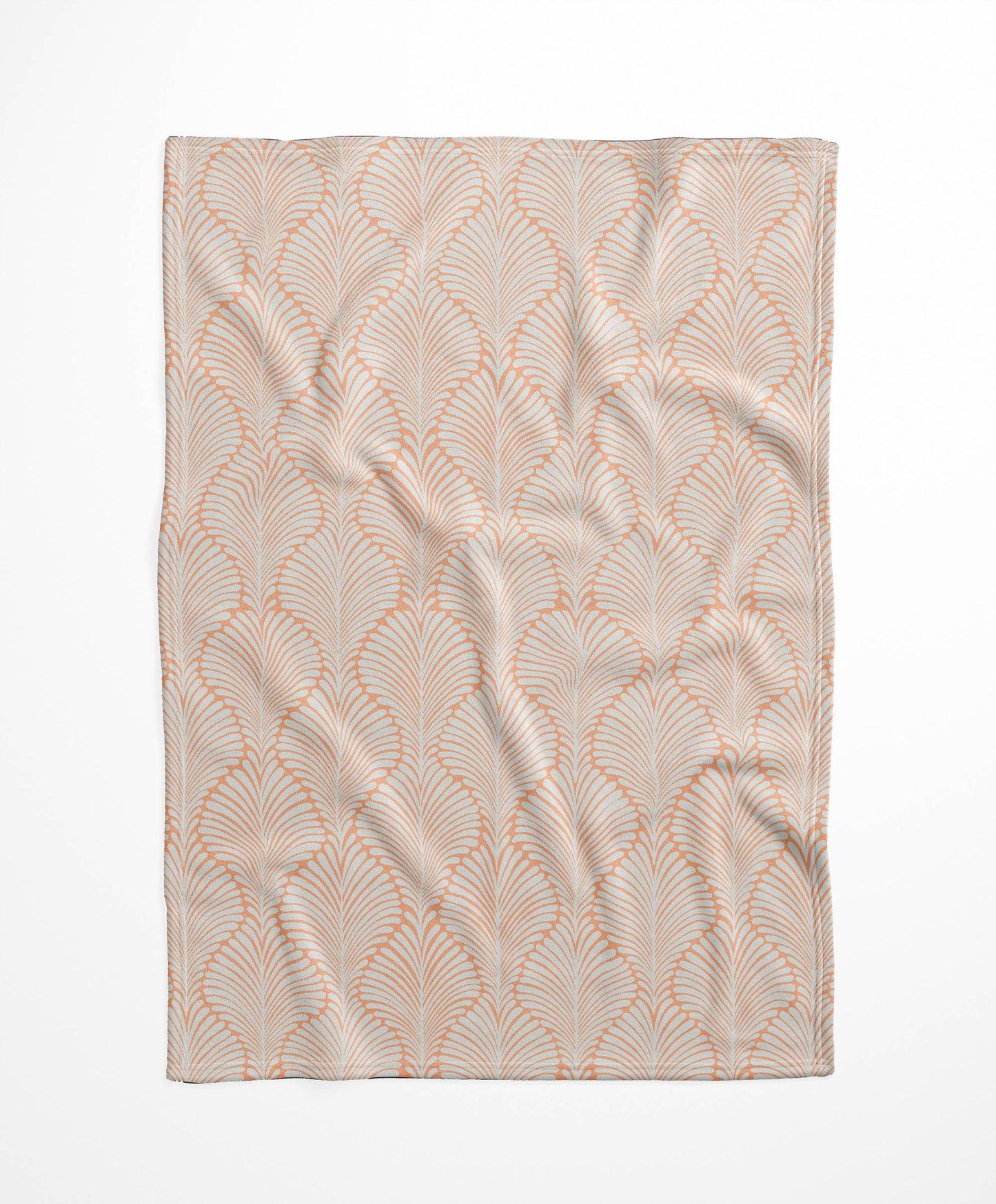 Elegant Palms Velveteen Fleece Blanket