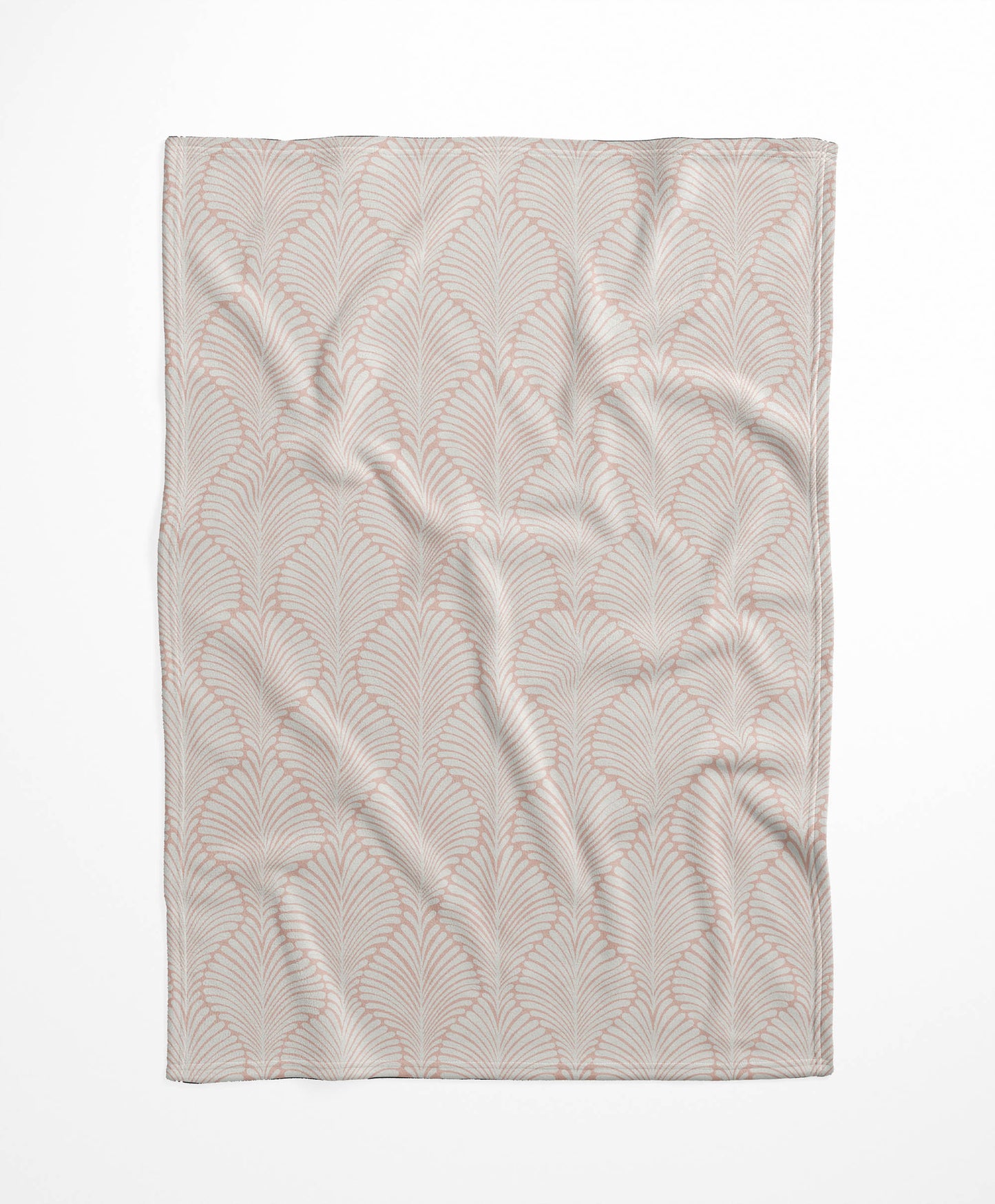 Elegant Palms Velveteen Fleece Blanket