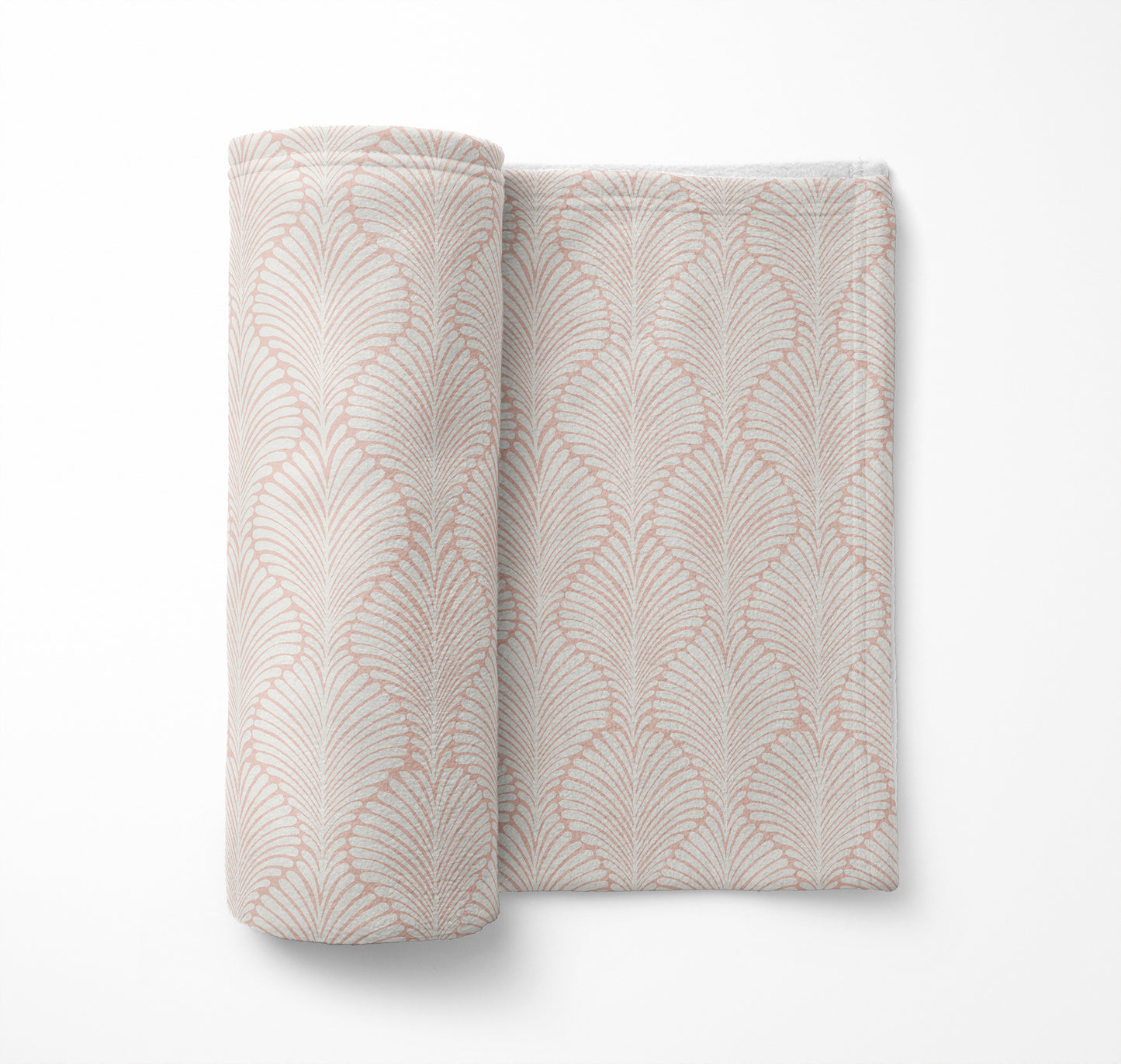 Elegant Palms Velveteen Fleece Blanket