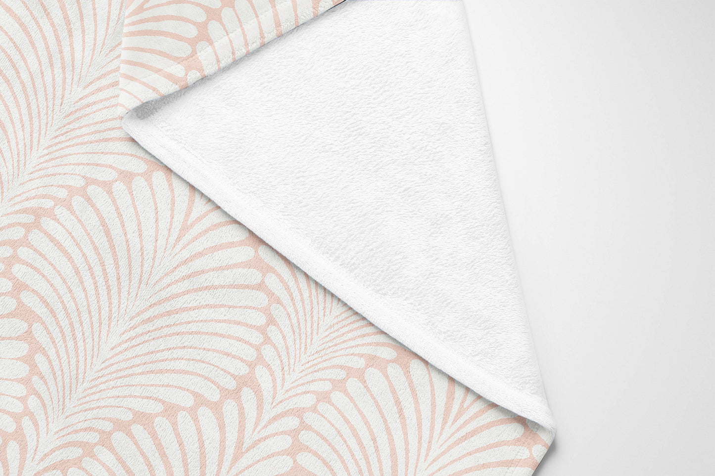 Elegant Palms Velveteen Fleece Blanket
