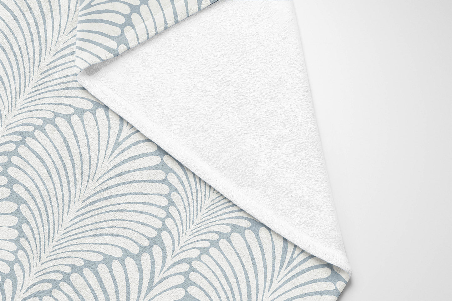 Elegant Palms Velveteen Fleece Blanket