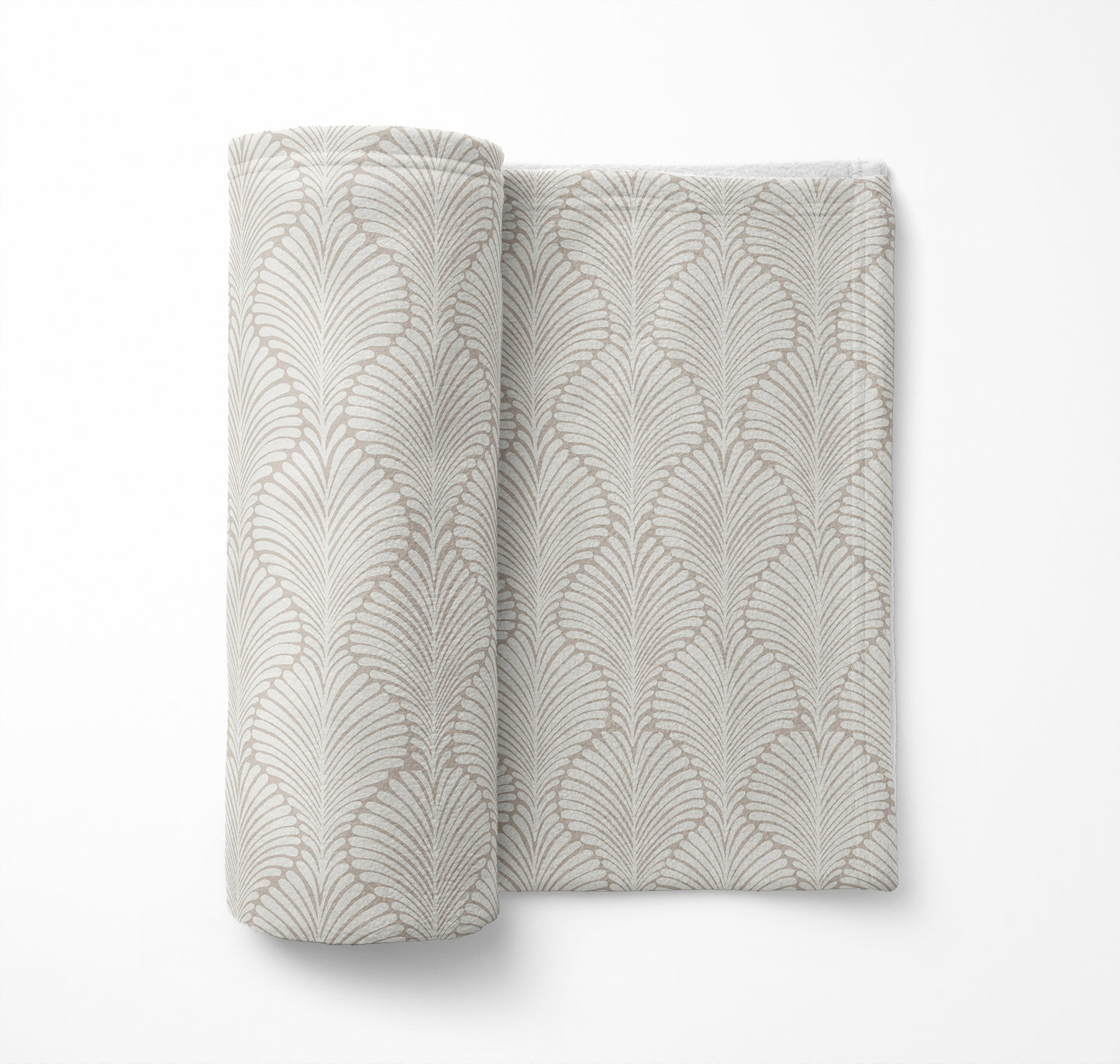 Elegant Palms Velveteen Fleece Blanket