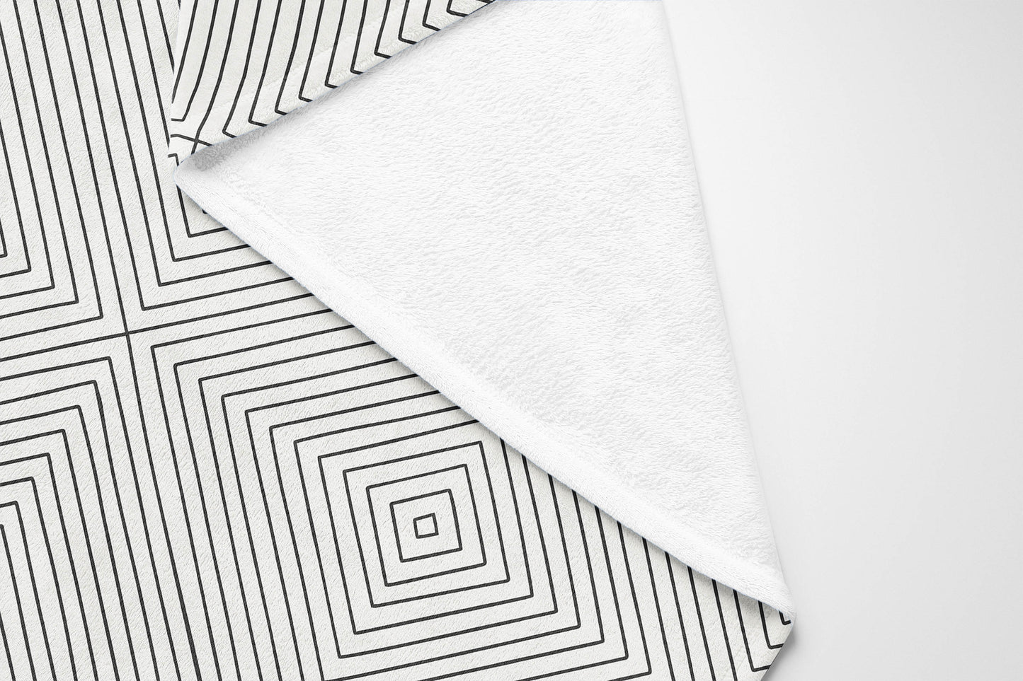 Eye Chev Velveteen Fleece Blanket