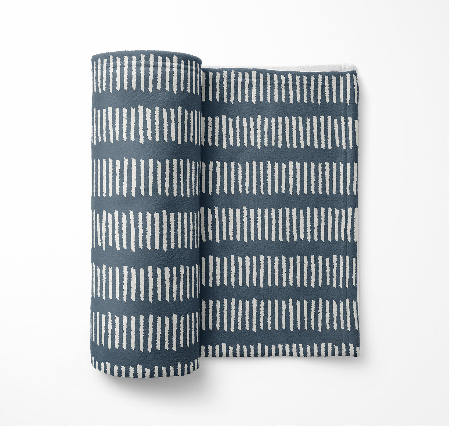 Fencing Rows Velveteen Fleece Blanket