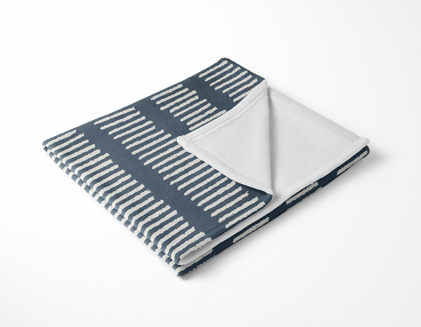 Fencing Rows Velveteen Fleece Blanket