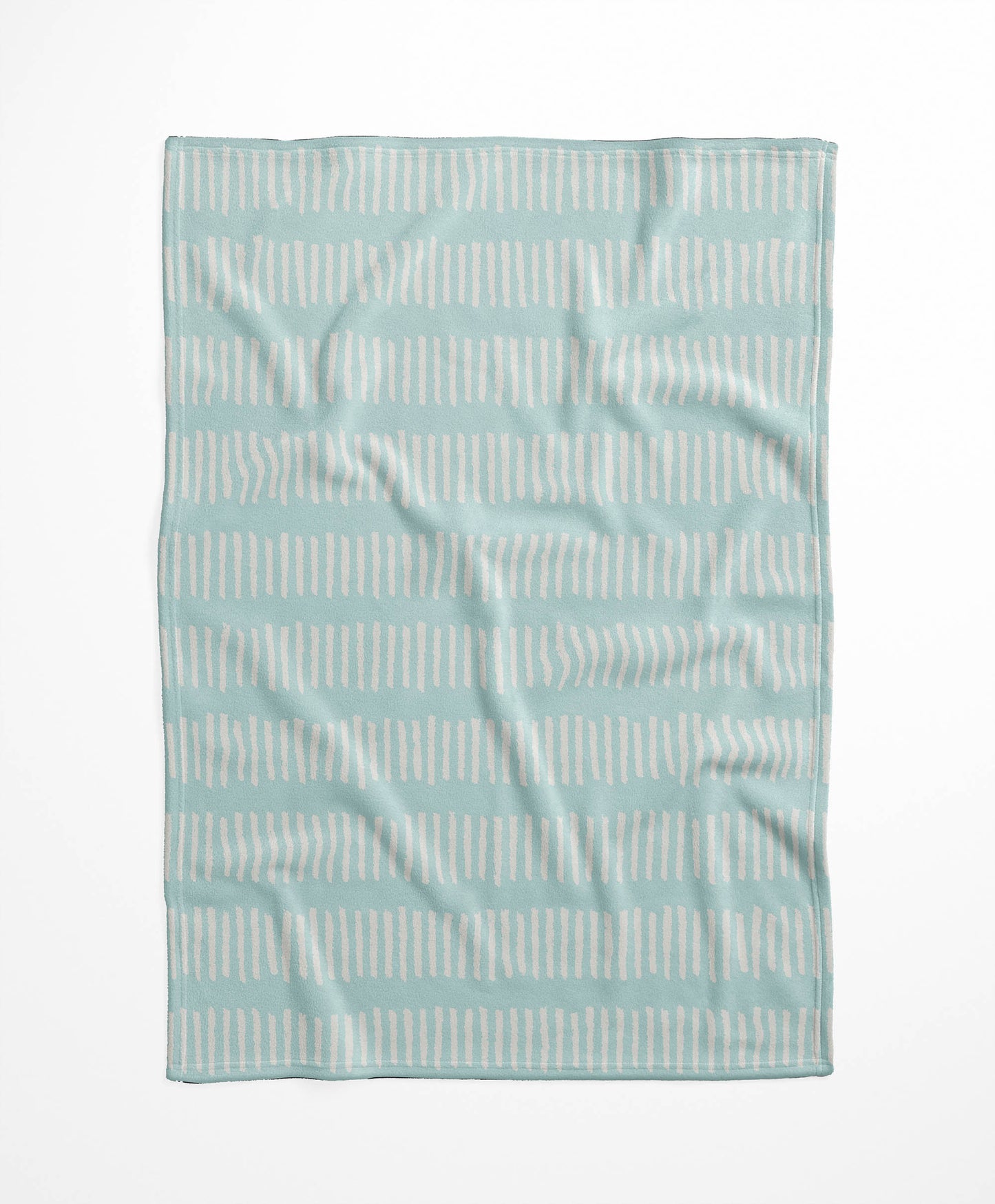 Fencing Rows Velveteen Fleece Blanket