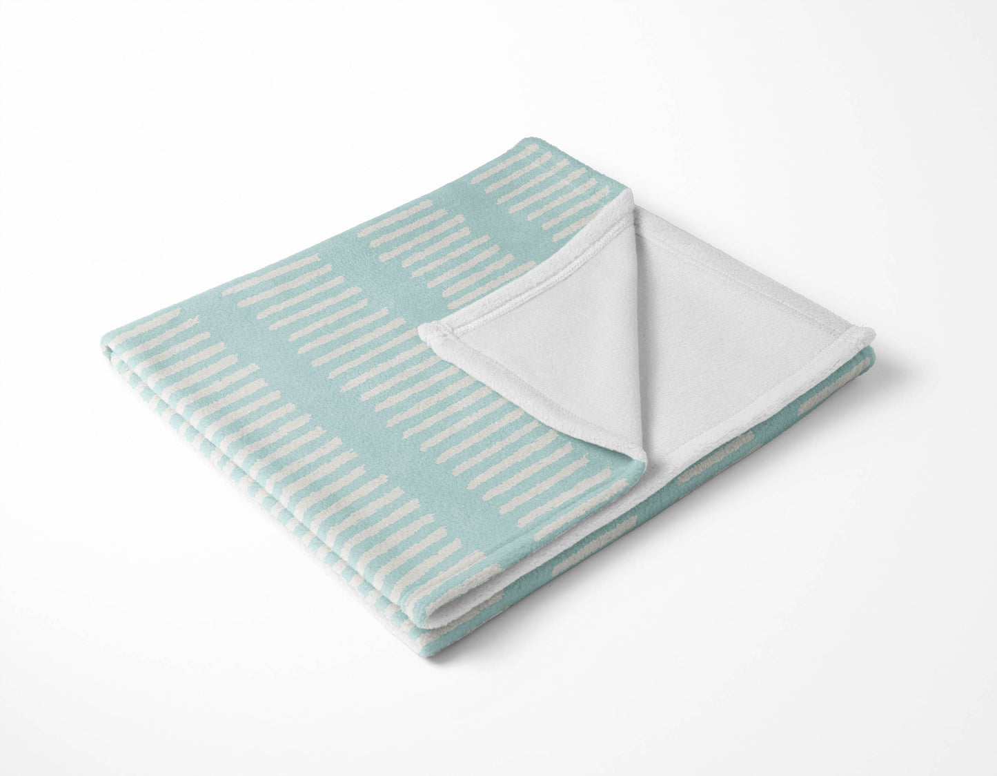 Fencing Rows Velveteen Fleece Blanket
