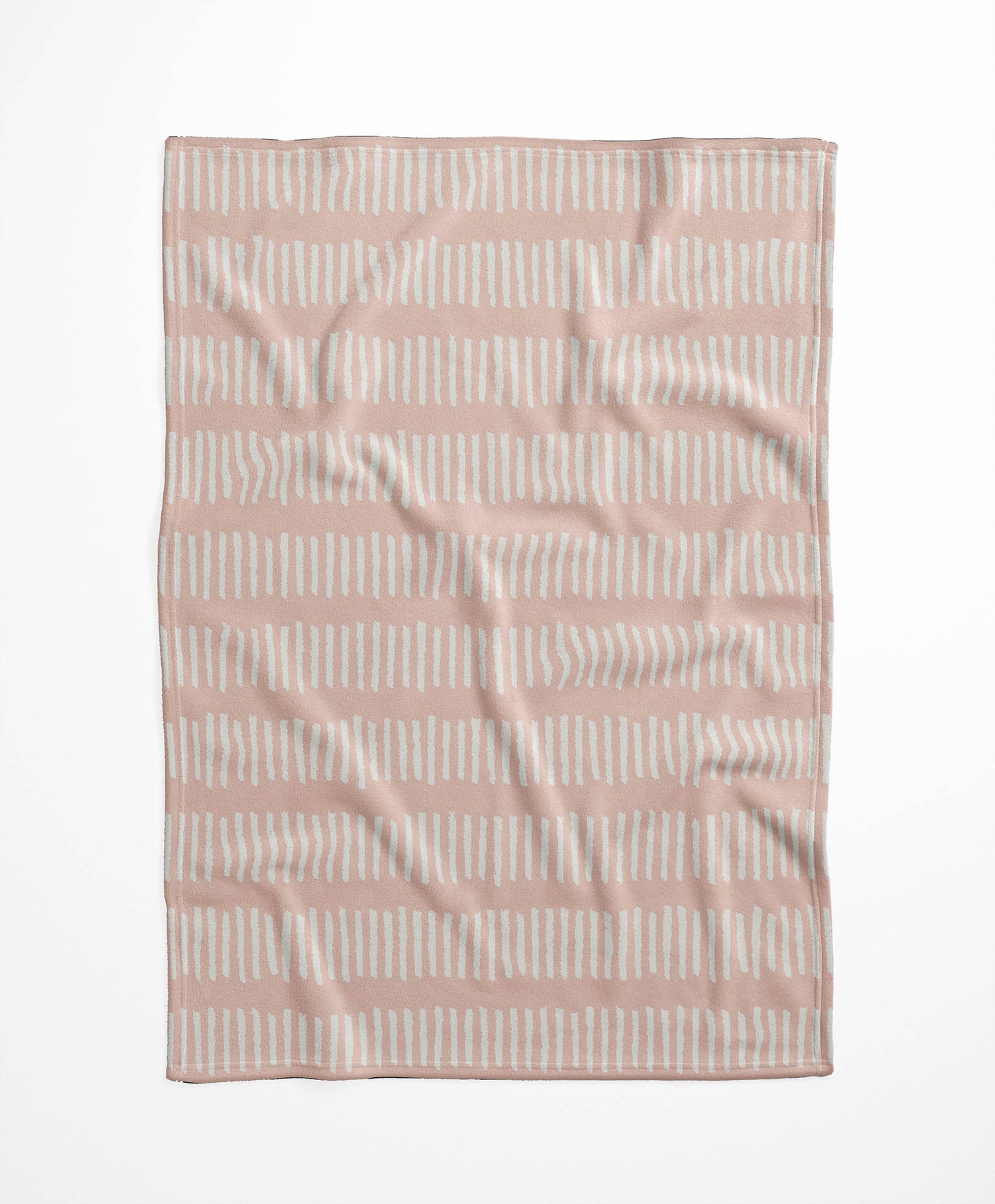 Fencing Rows Velveteen Fleece Blanket
