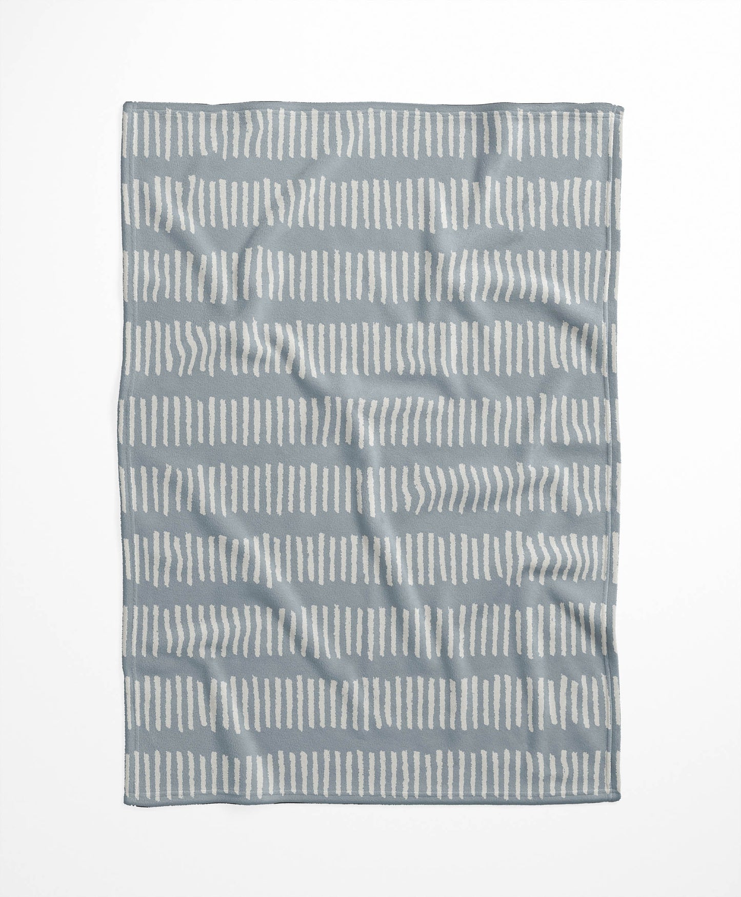 Fencing Rows Velveteen Fleece Blanket