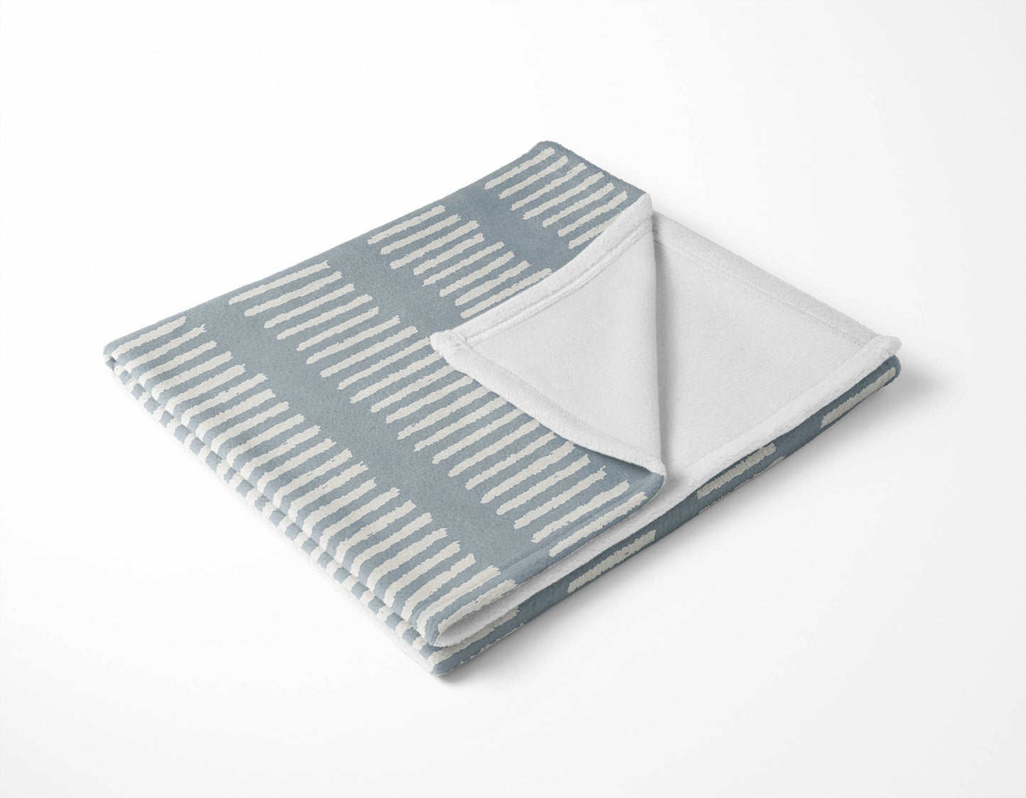 Fencing Rows Velveteen Fleece Blanket