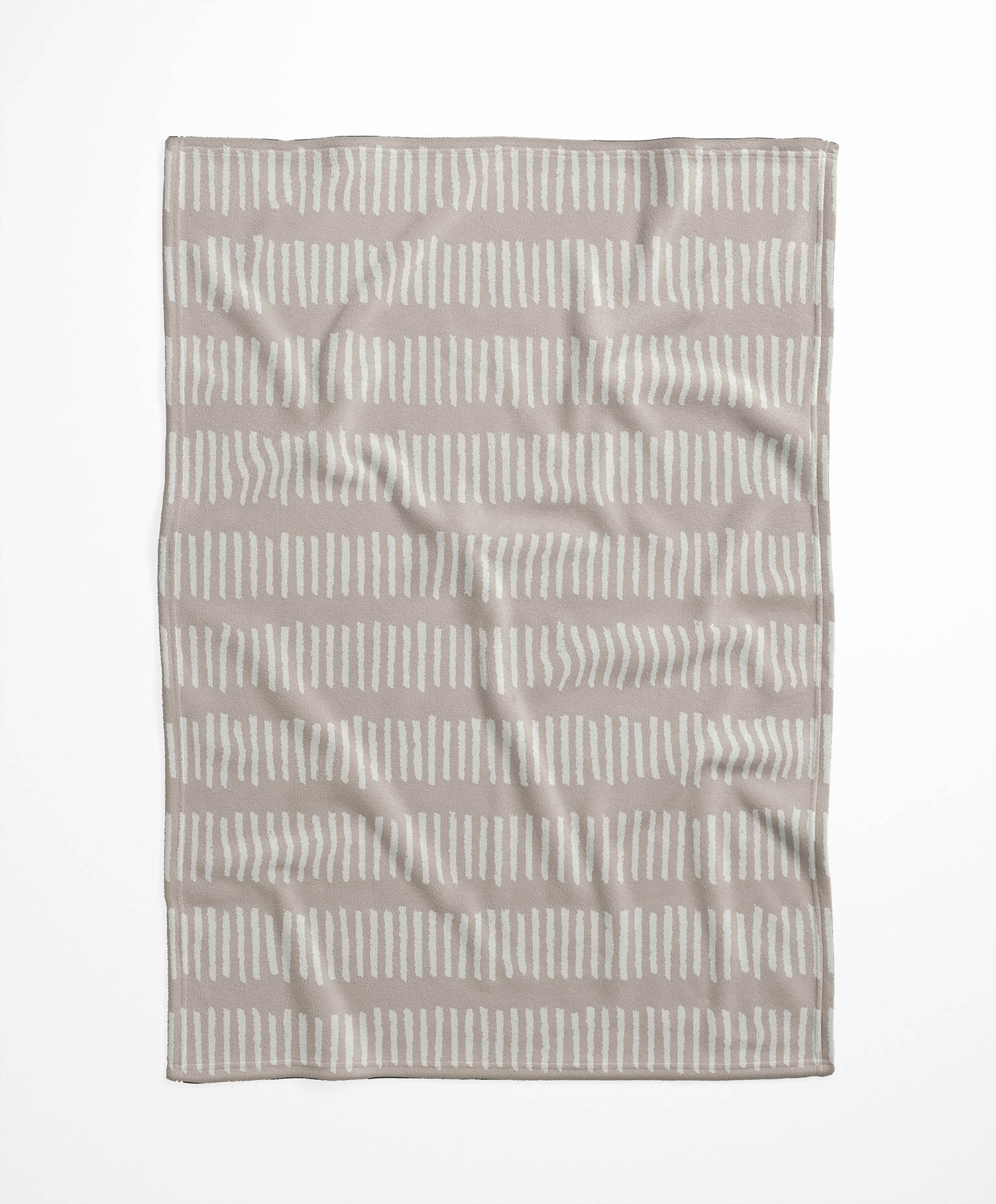 Fencing Rows Velveteen Fleece Blanket