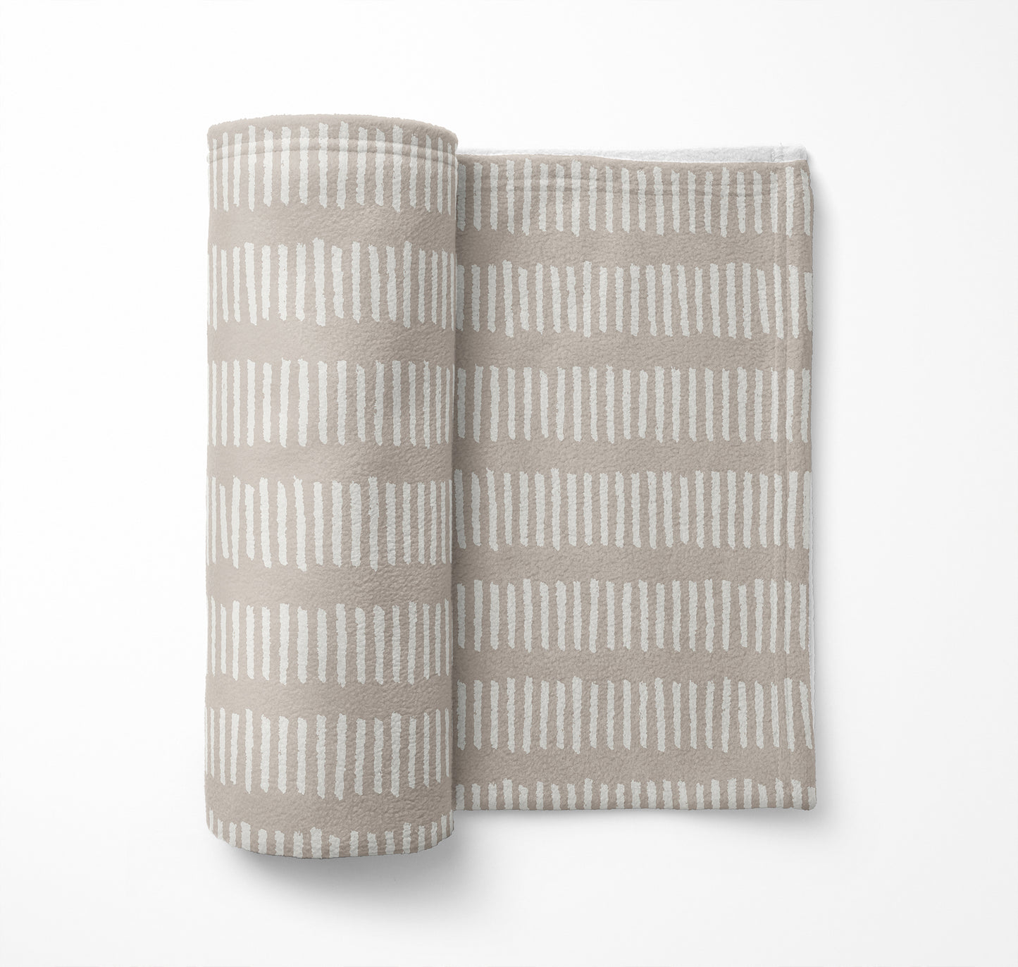 Fencing Rows Velveteen Fleece Blanket