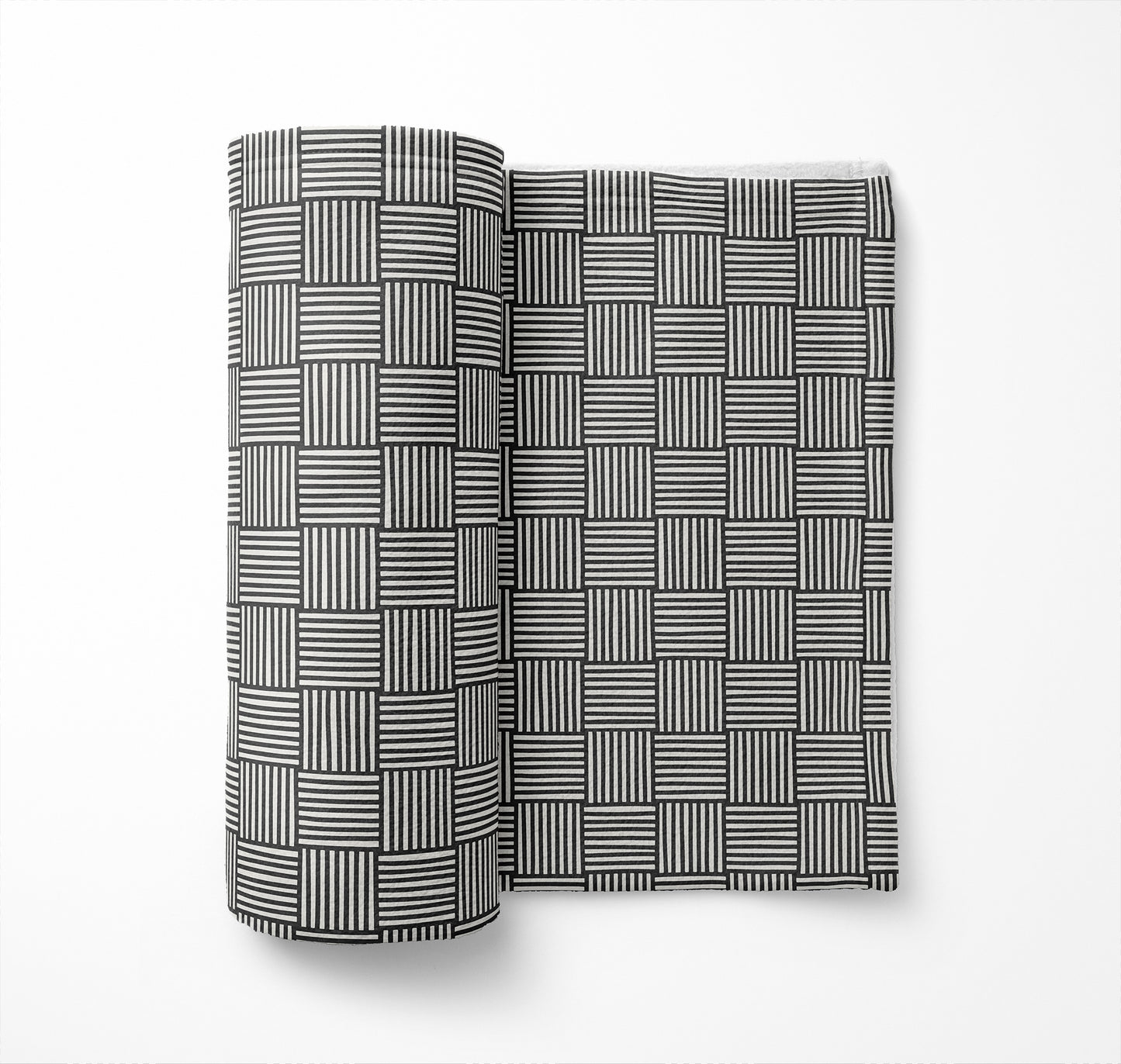 Gridblocked Velveteen Fleece Blanket