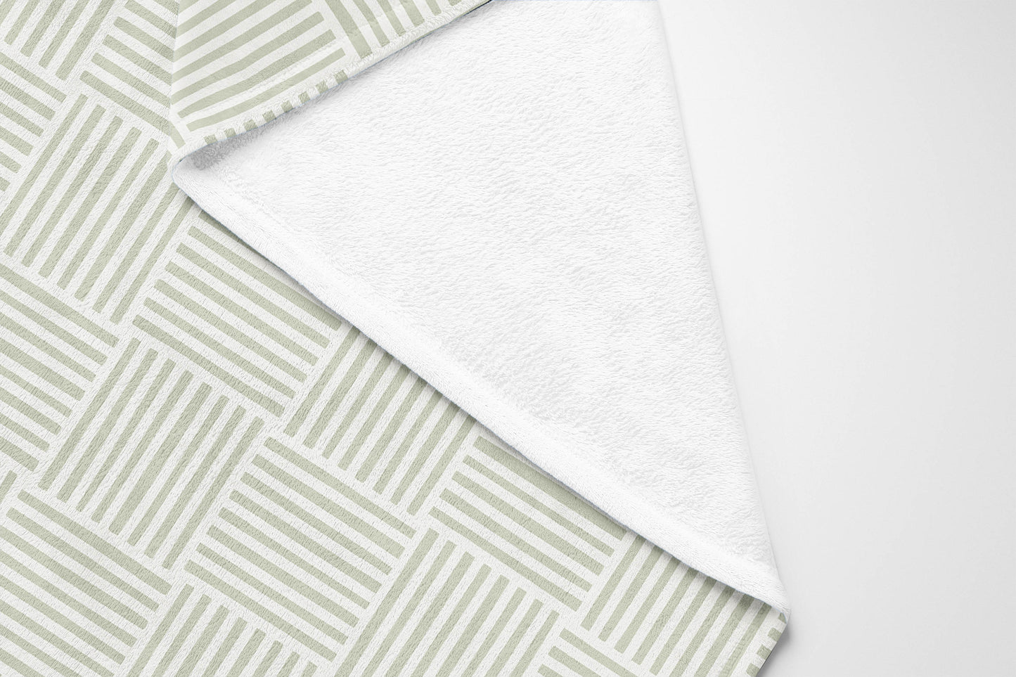 Gridblocked Velveteen Fleece Blanket