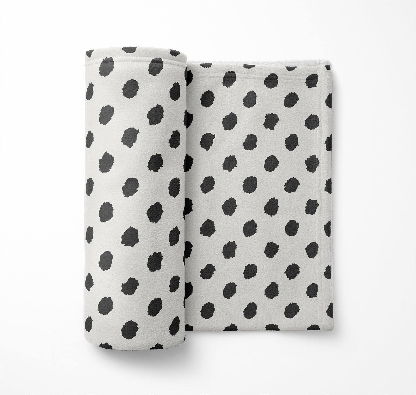 Grunge Dot Velveteen Fleece Blanket