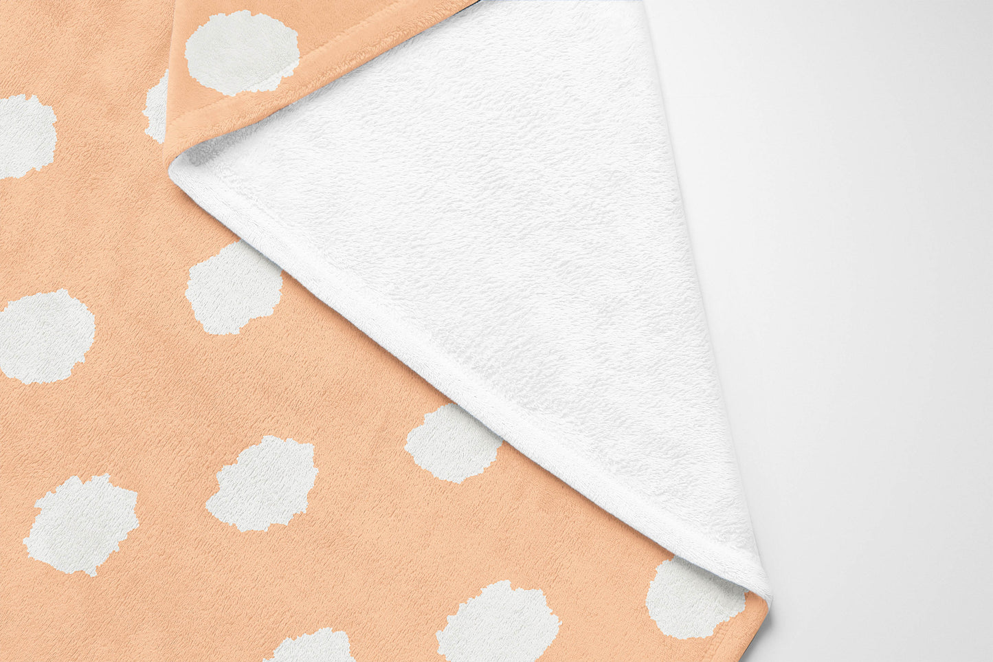 Grunge Dot Velveteen Fleece Blanket