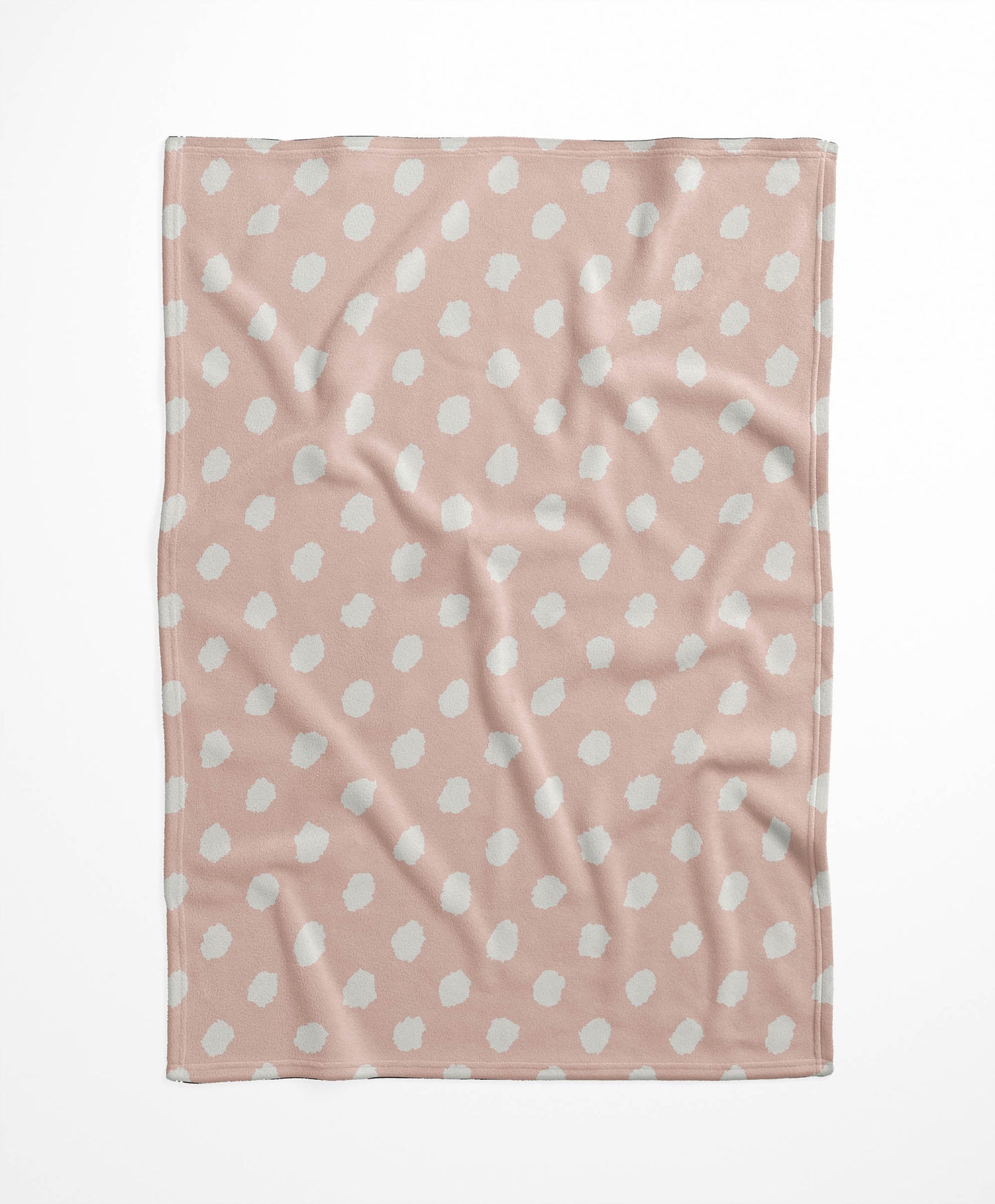 Grunge Dot Velveteen Fleece Blanket
