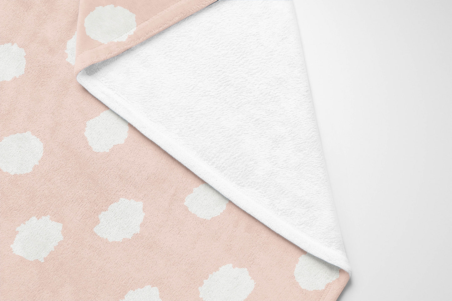 Grunge Dot Velveteen Fleece Blanket